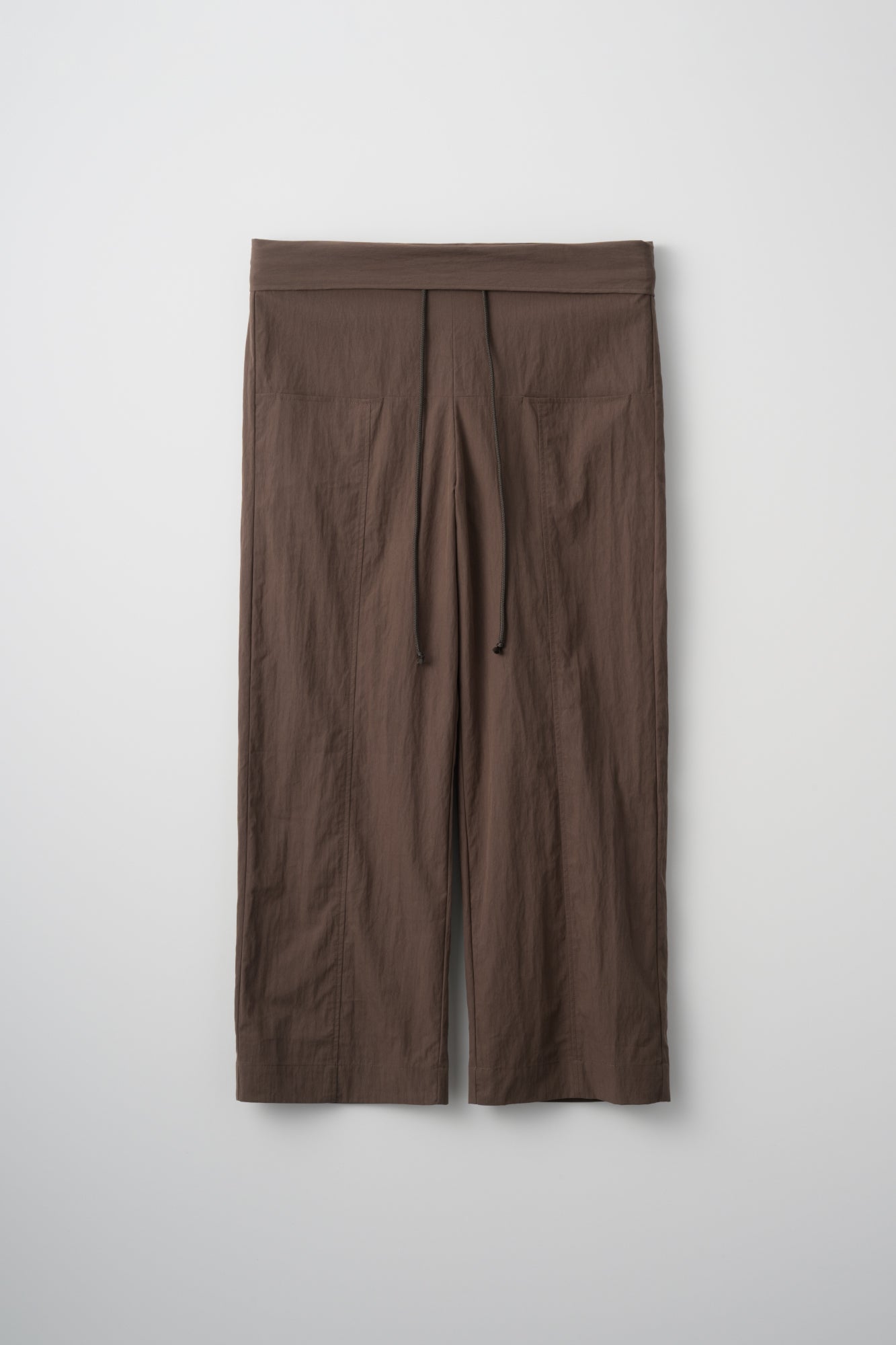 Fold Waist Lowrise Pants