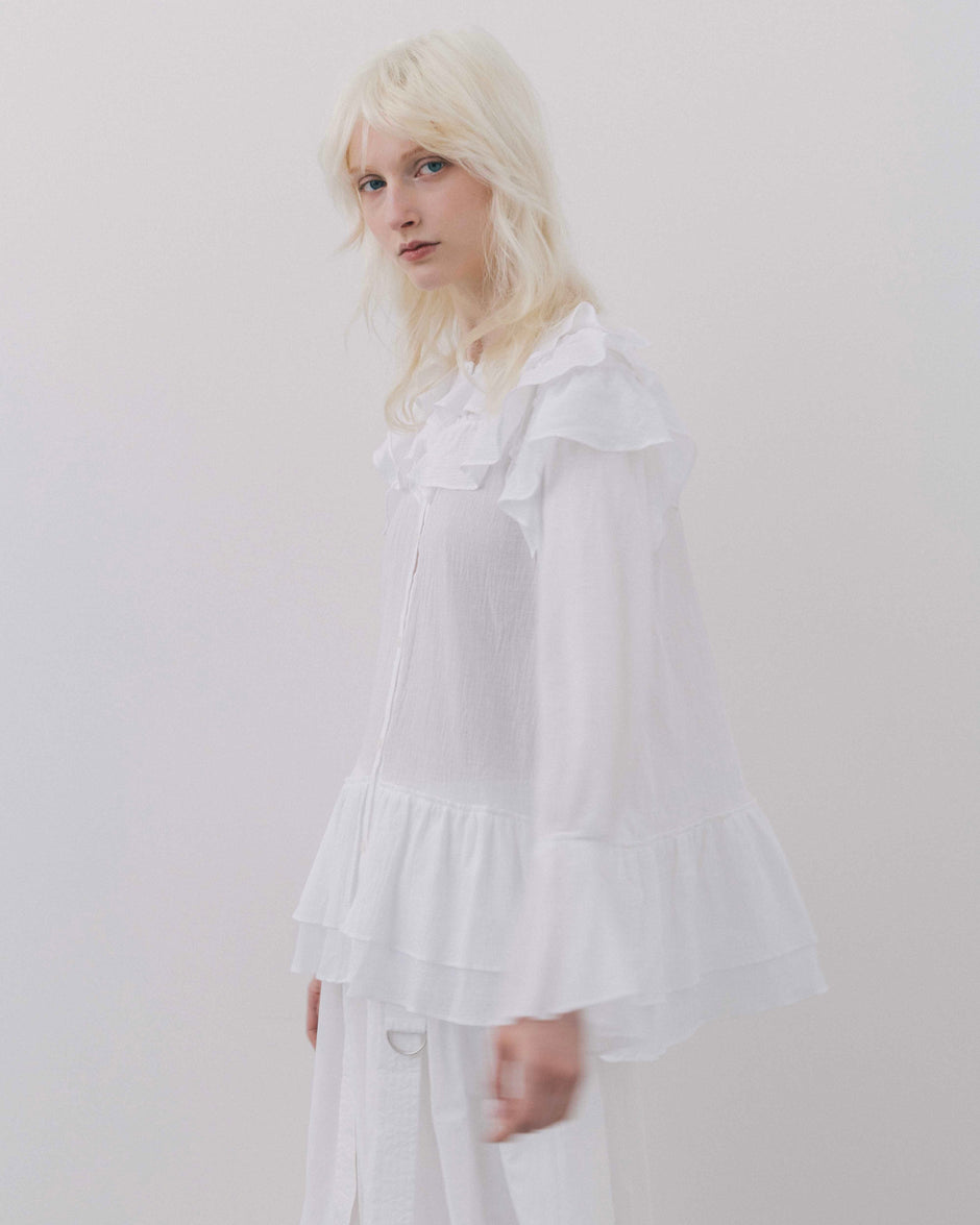 Frill Design Blouse