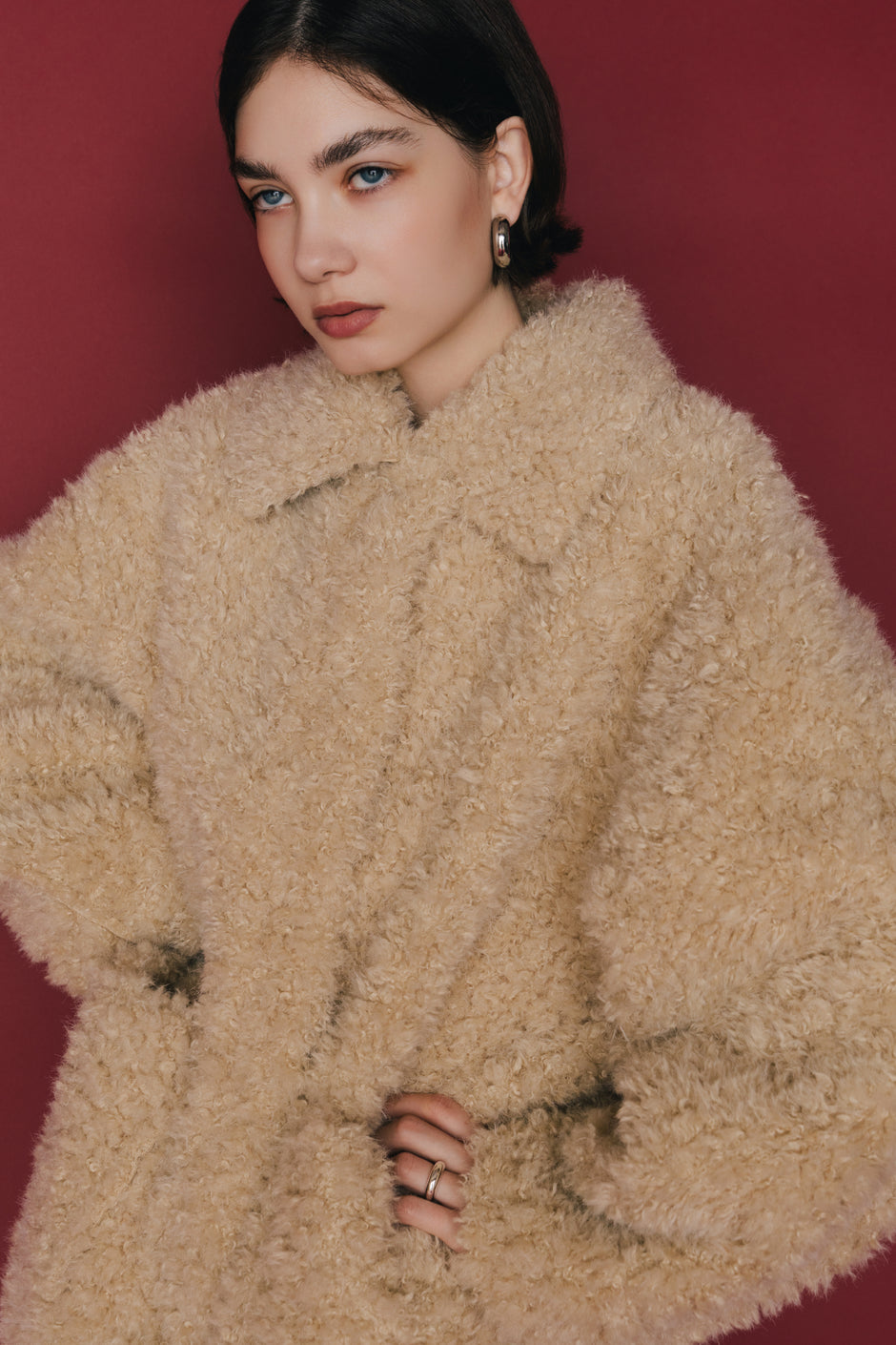 【先行】Reversible Faux Mouton Coat ※11月上旬配送予定