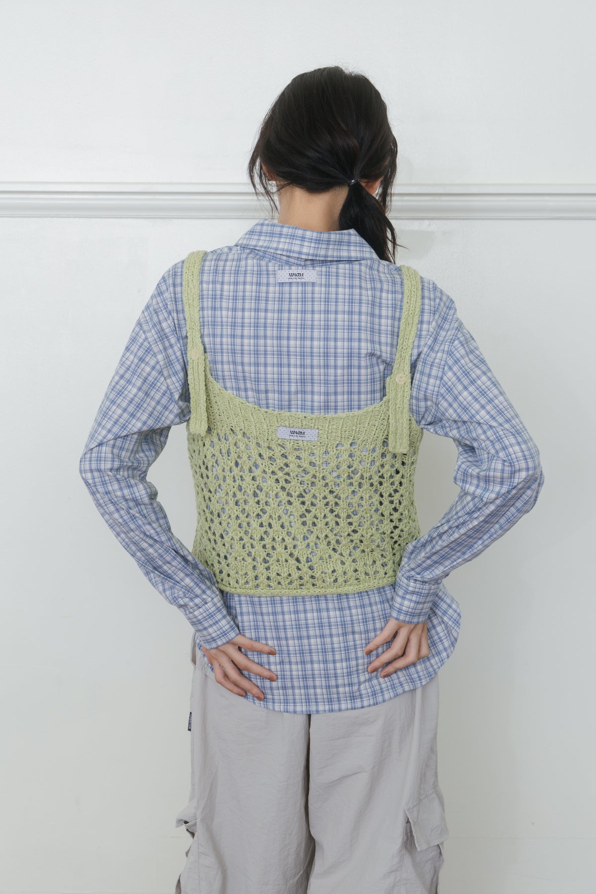 【先行】Button Strap Knit Bustier ※10月中旬配送予定
