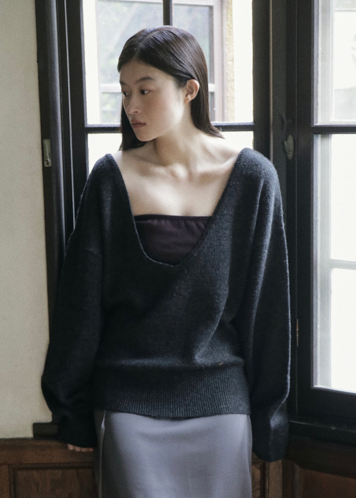 【先行】V-Neck Knit Pullover ※10月中旬より順次配送