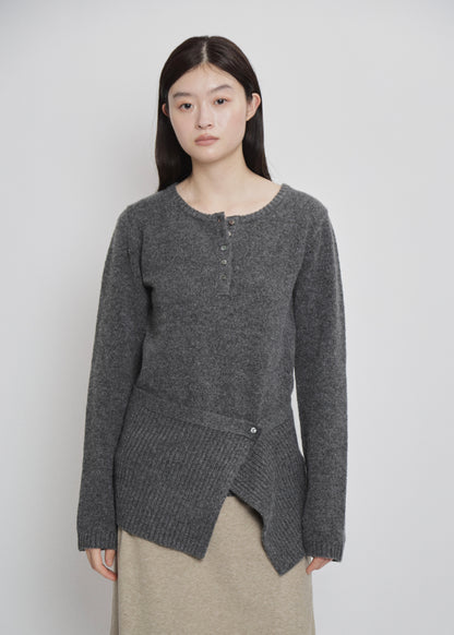 【先行】Waist-Wrap Knit Cardigan ※10月中旬より順次配送