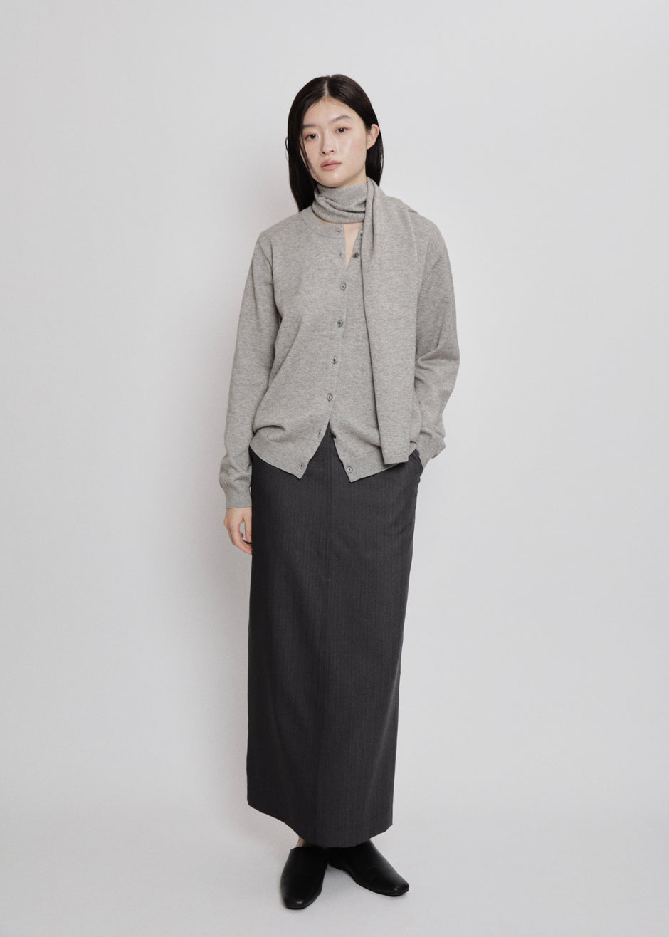 【先行】Herringbone Maxi Skirt ※10月中旬より順次配送