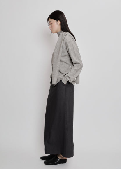 【先行】Herringbone Maxi Skirt ※10月中旬より順次配送