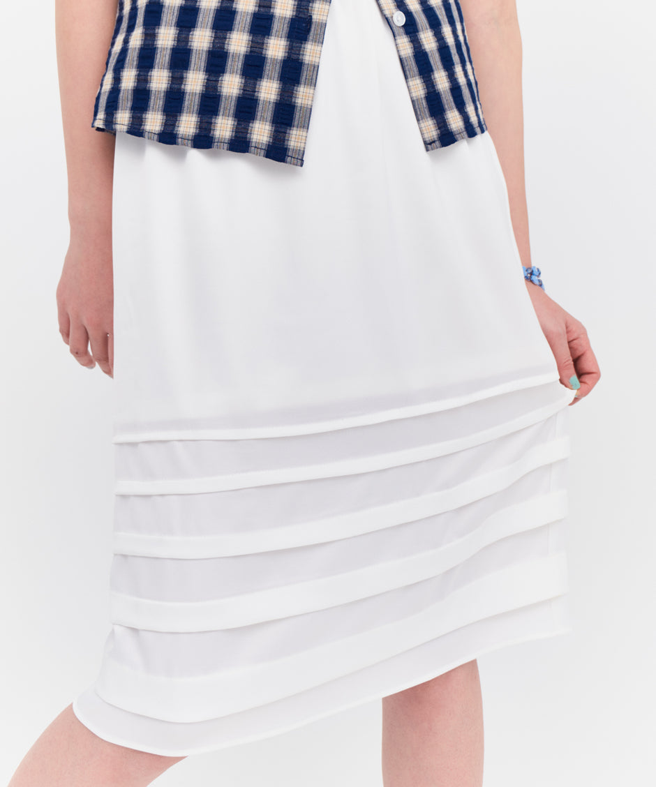 Tuck Midi Skirts