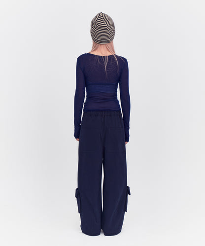 Sheer Long Sleeve Tee