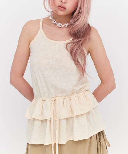 Frilled Cami Onepiece【先行予約】