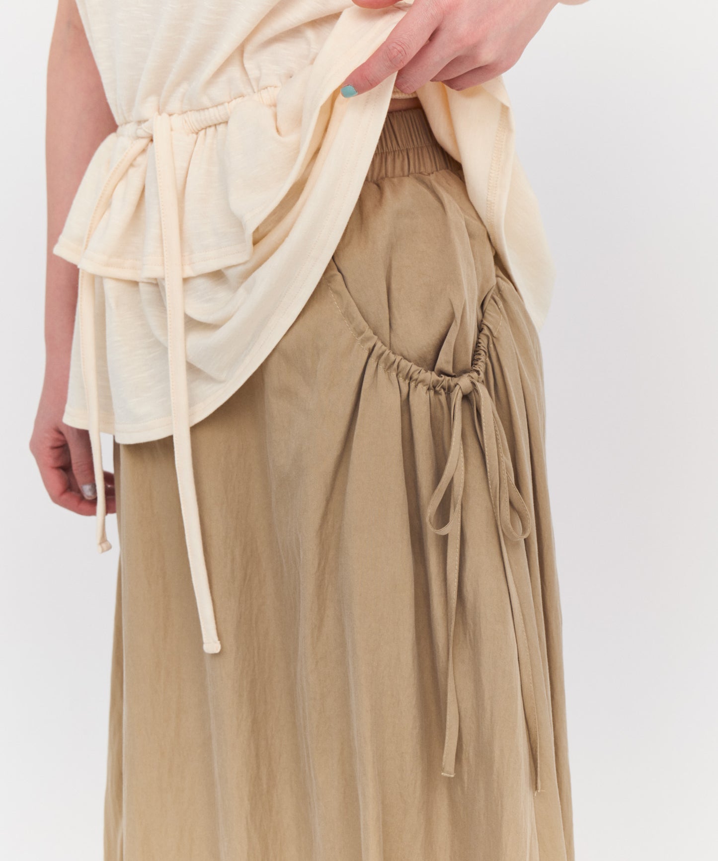 Drawstring Cargo Skirts