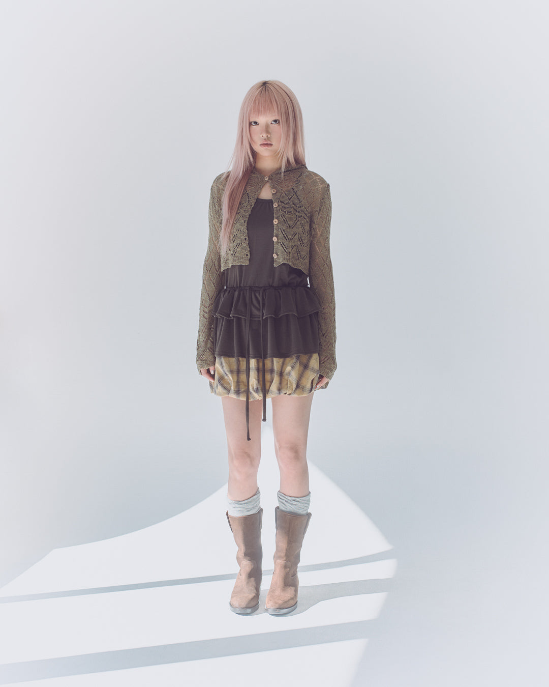 Crochet Hooded Cardigan【先行予約】