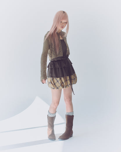 Crochet Hooded Cardigan【先行予約】