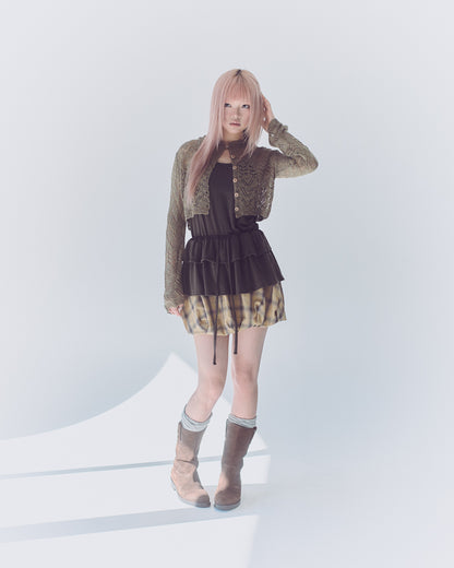 Crochet Hooded Cardigan【先行予約】