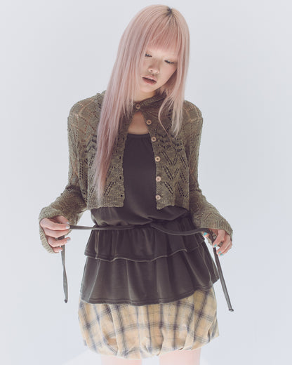 Crochet Hooded Cardigan【先行予約】