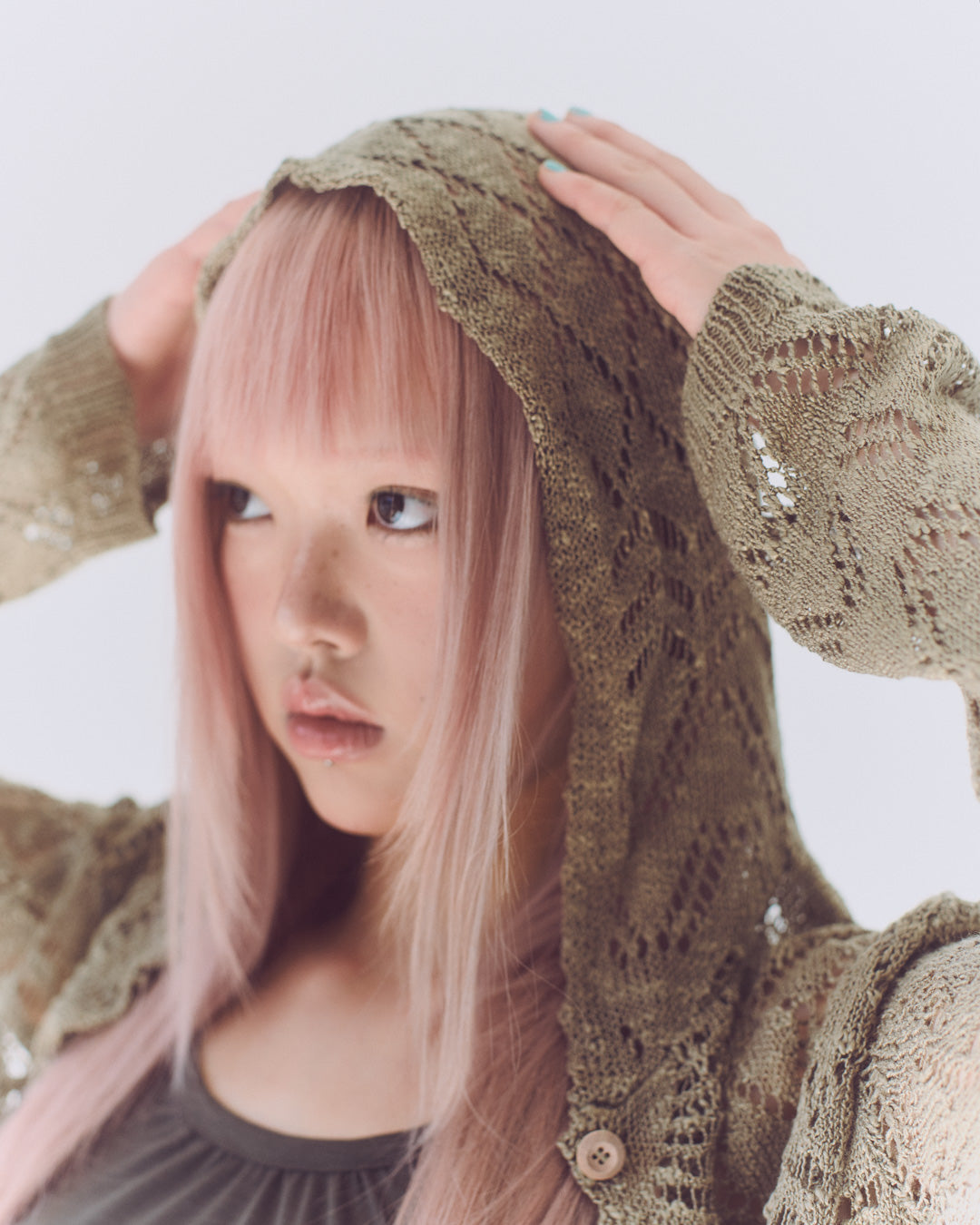 Crochet Hooded Cardigan【先行予約】