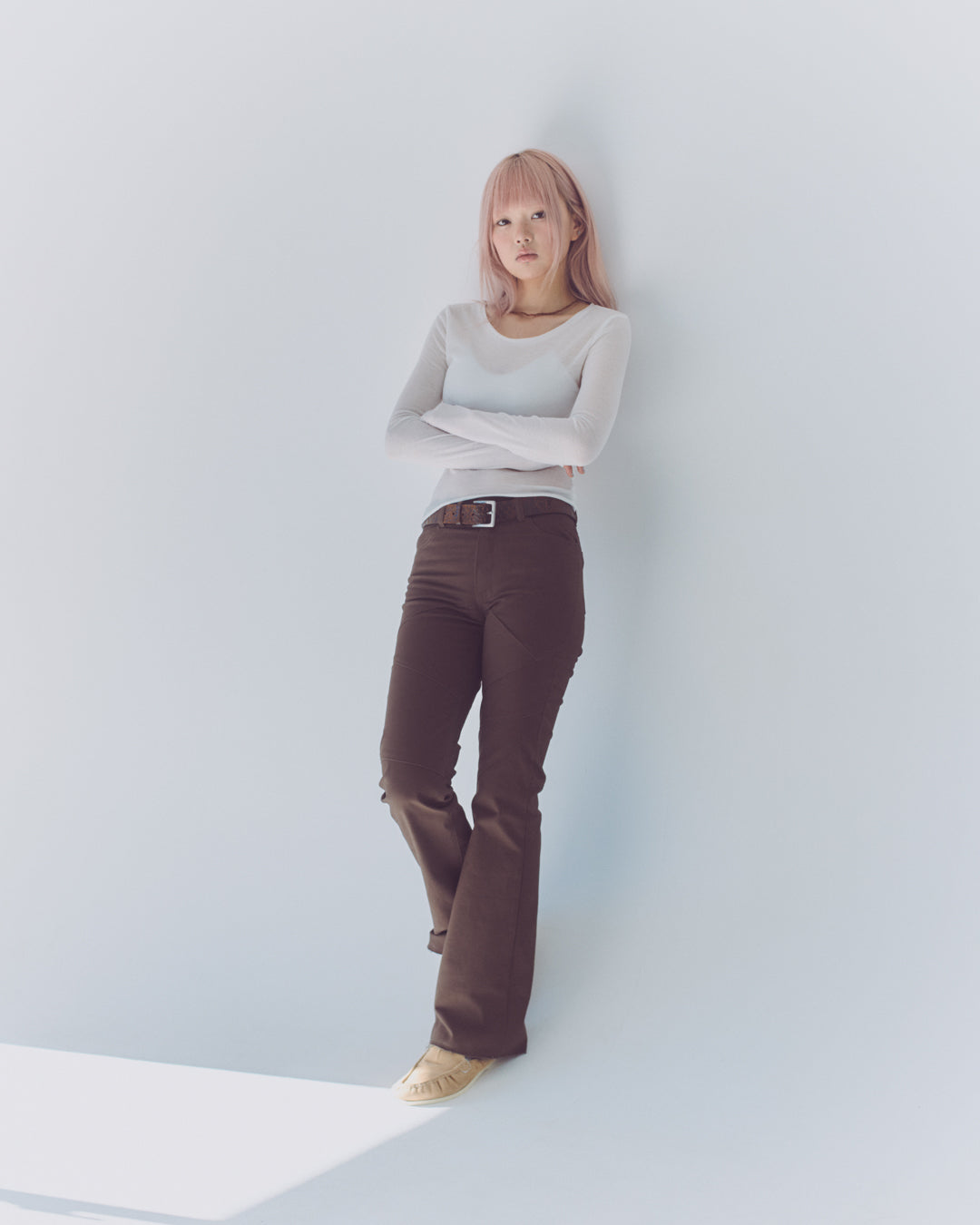 Sheer Long Sleeve Tee