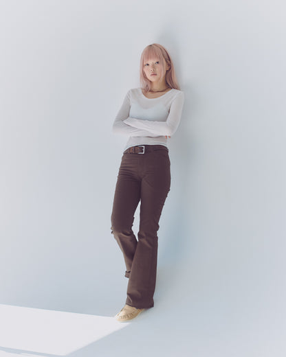 Sheer Long Sleeve Tee