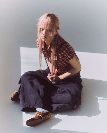 Check Shortsreeved Shirt【先行予約】