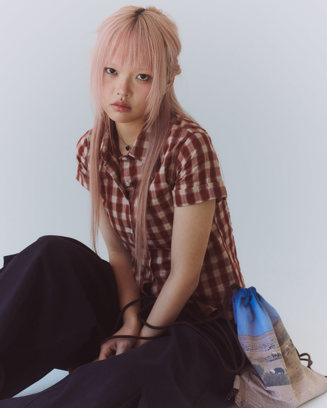 Check Shortsreeved Shirt【先行予約】