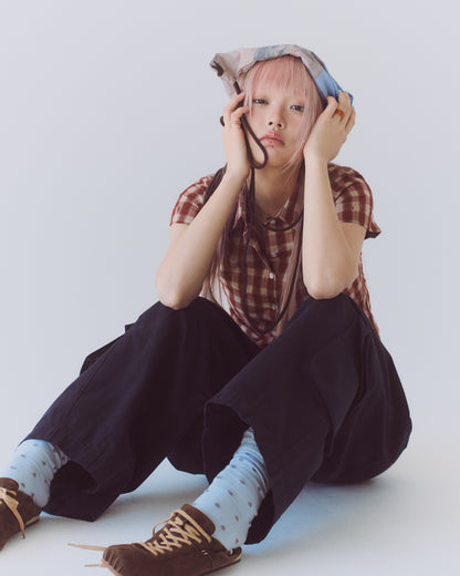 Check Shortsreeved Shirt【先行予約】