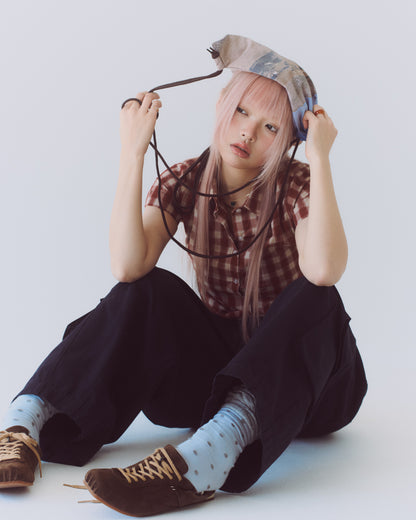 Check Shortsreeved Shirt【先行予約】