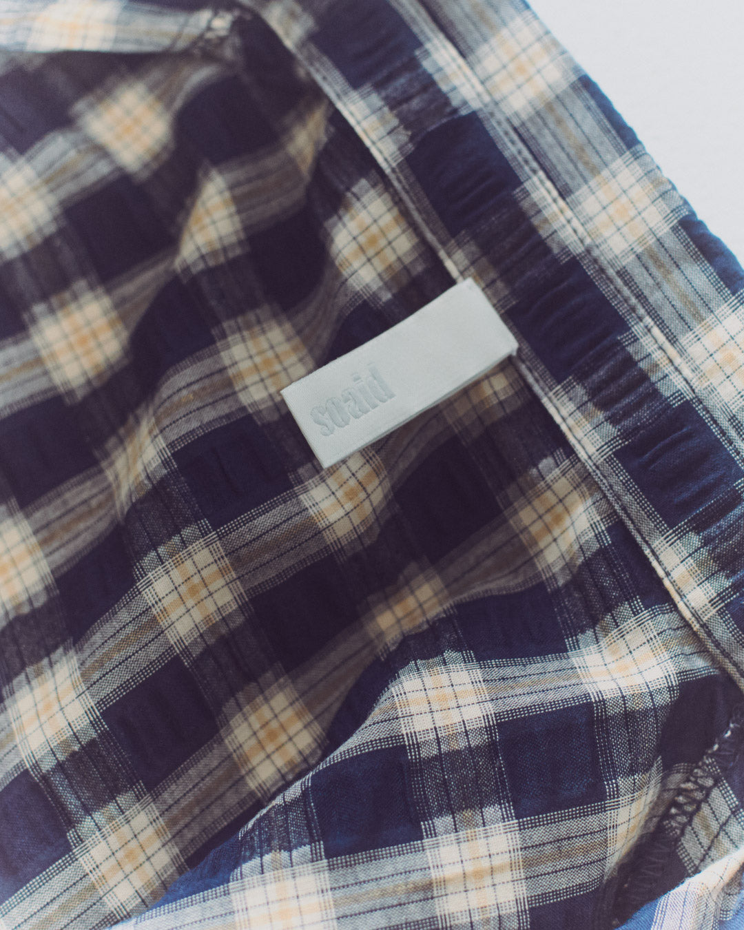 Check Shortsreeved Shirt【先行予約】