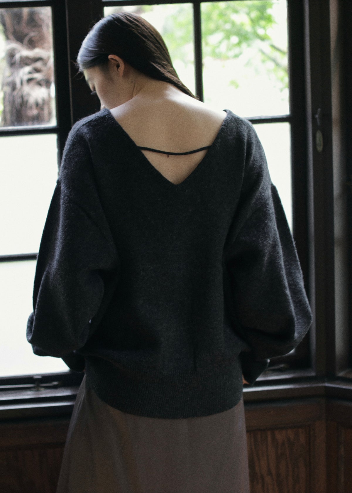 【先行】V-Neck Knit Pullover ※10月中旬より順次配送