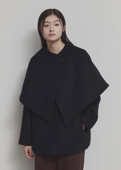 【先行】Layered Cape Coat ※10月中旬より順次配送