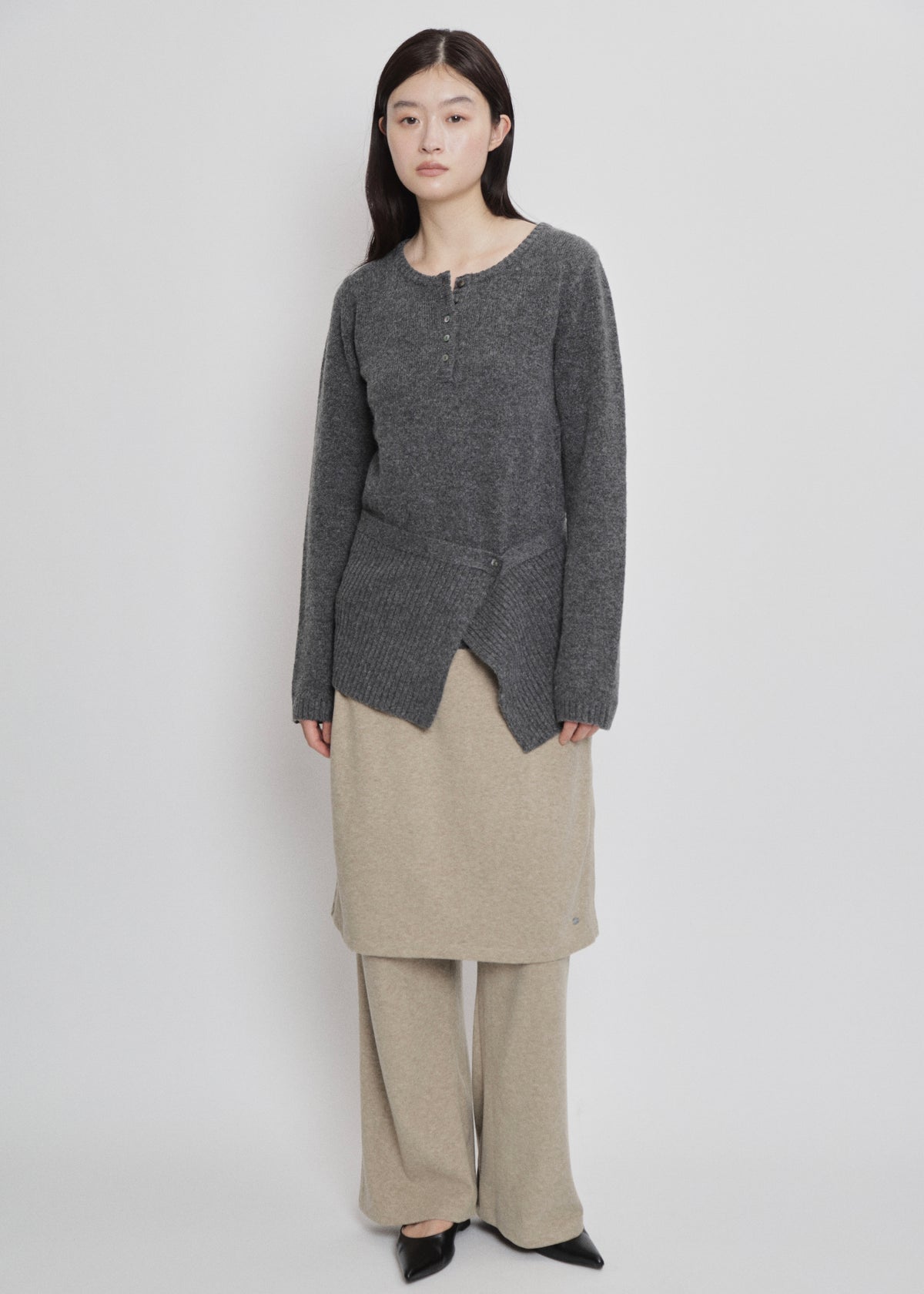 【先行】Waist-Wrap Knit Cardigan ※10月中旬より順次配送