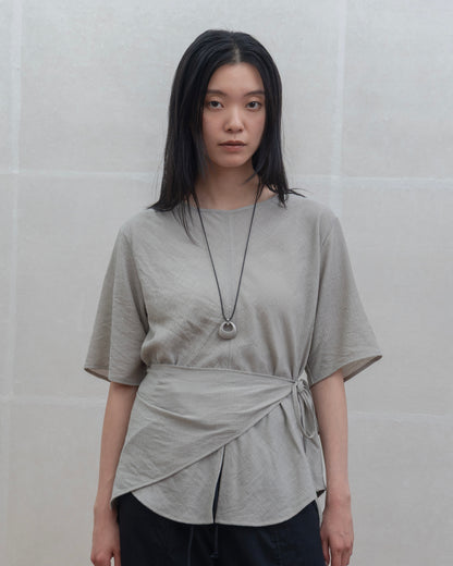 Obi-Wrap Sheer Top（6/26 21:00-）