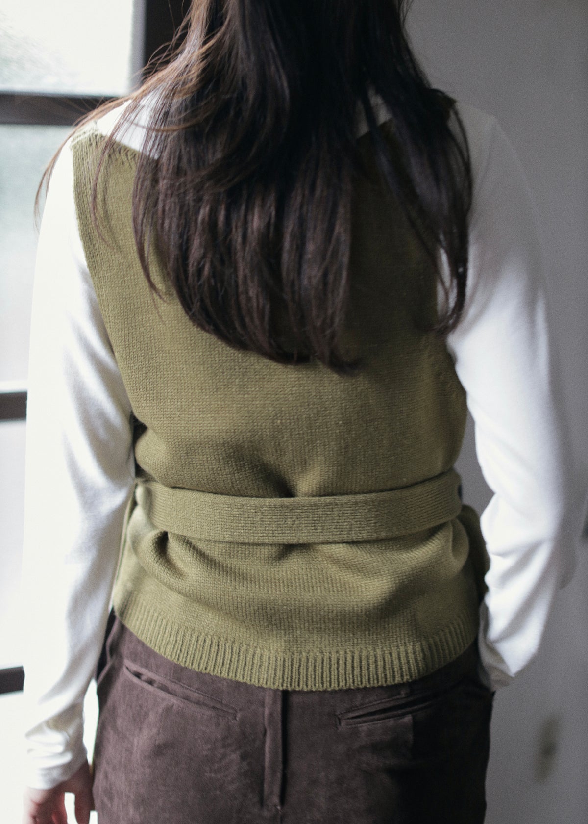 【先行】Obi-Wrap Knit Vest ※10月中旬より順次配送