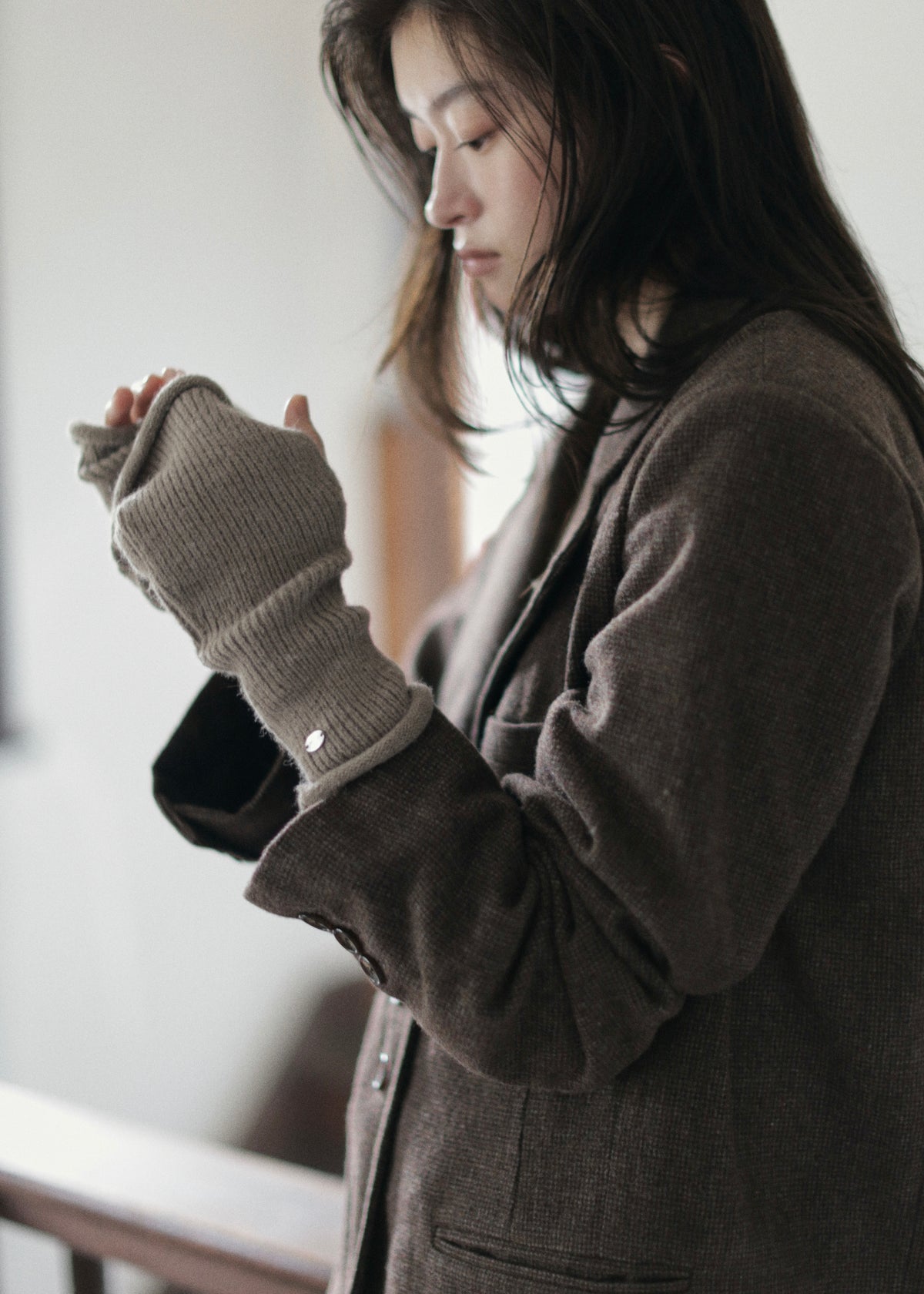 Ribbed Knit Gloves（10/28-）