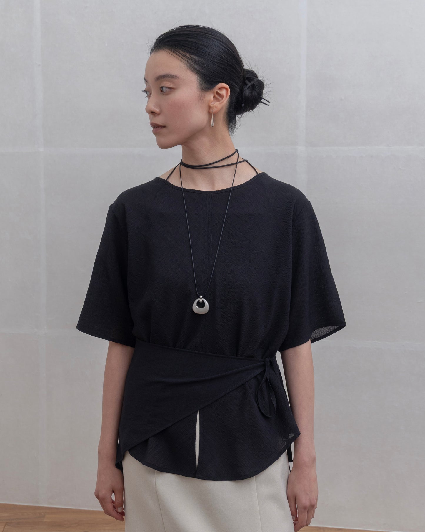 Obi-Wrap Sheer Top（6/26 21:00-）