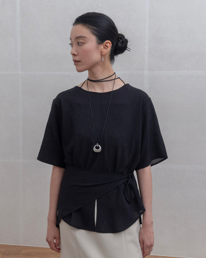 Obi-Wrap Sheer Top（6/26 21:00-）