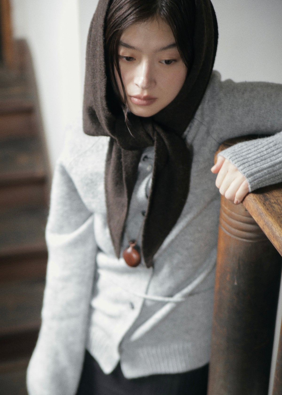 【先行】Triangle Knit Scarf ※10月中旬より順次配送