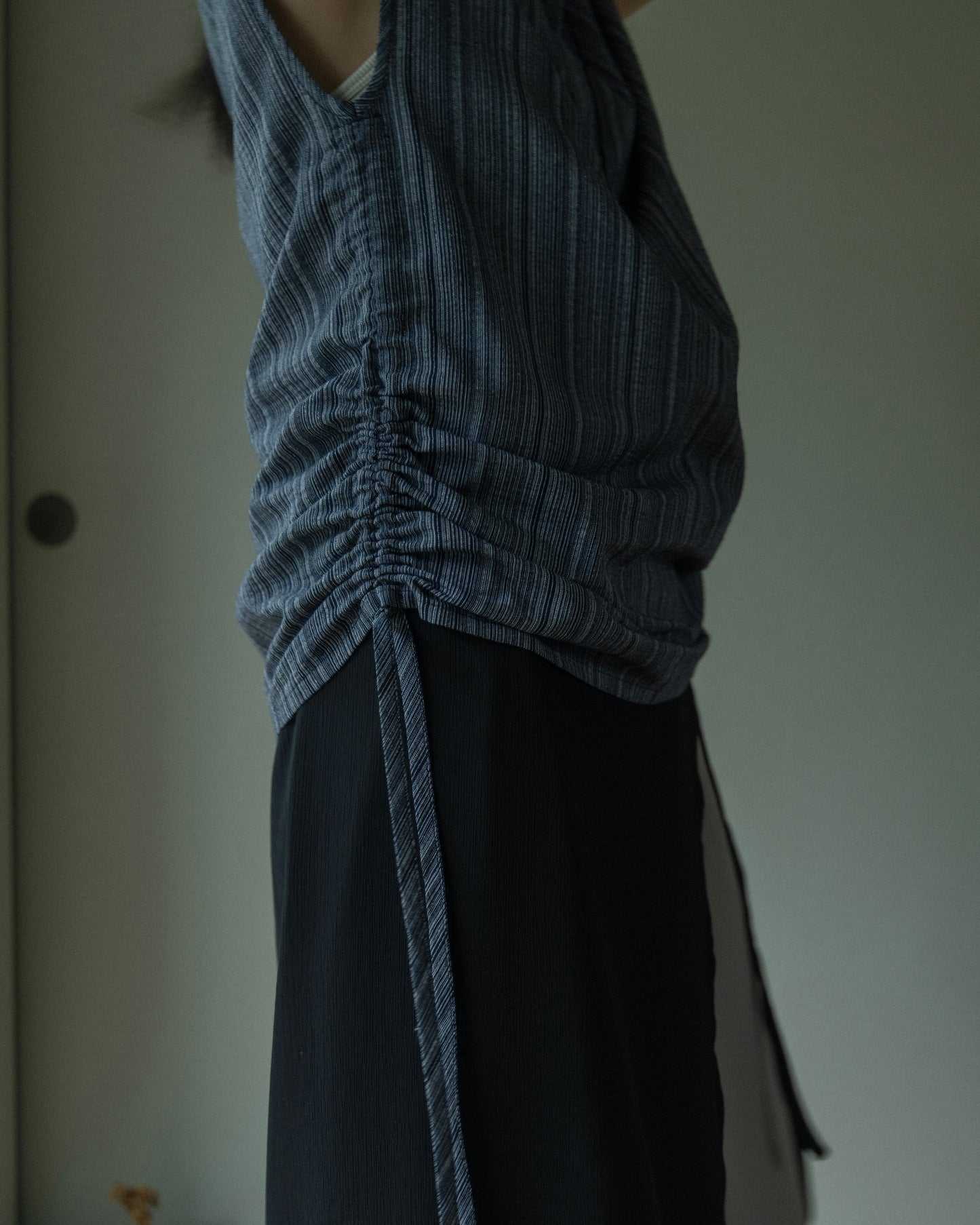 Boat Neck Drawstring Top（6/26 21:00-）