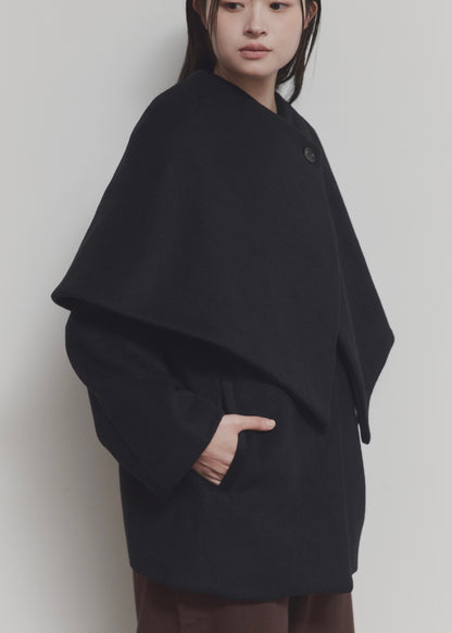 【先行】Layered Cape Coat ※10月中旬より順次配送