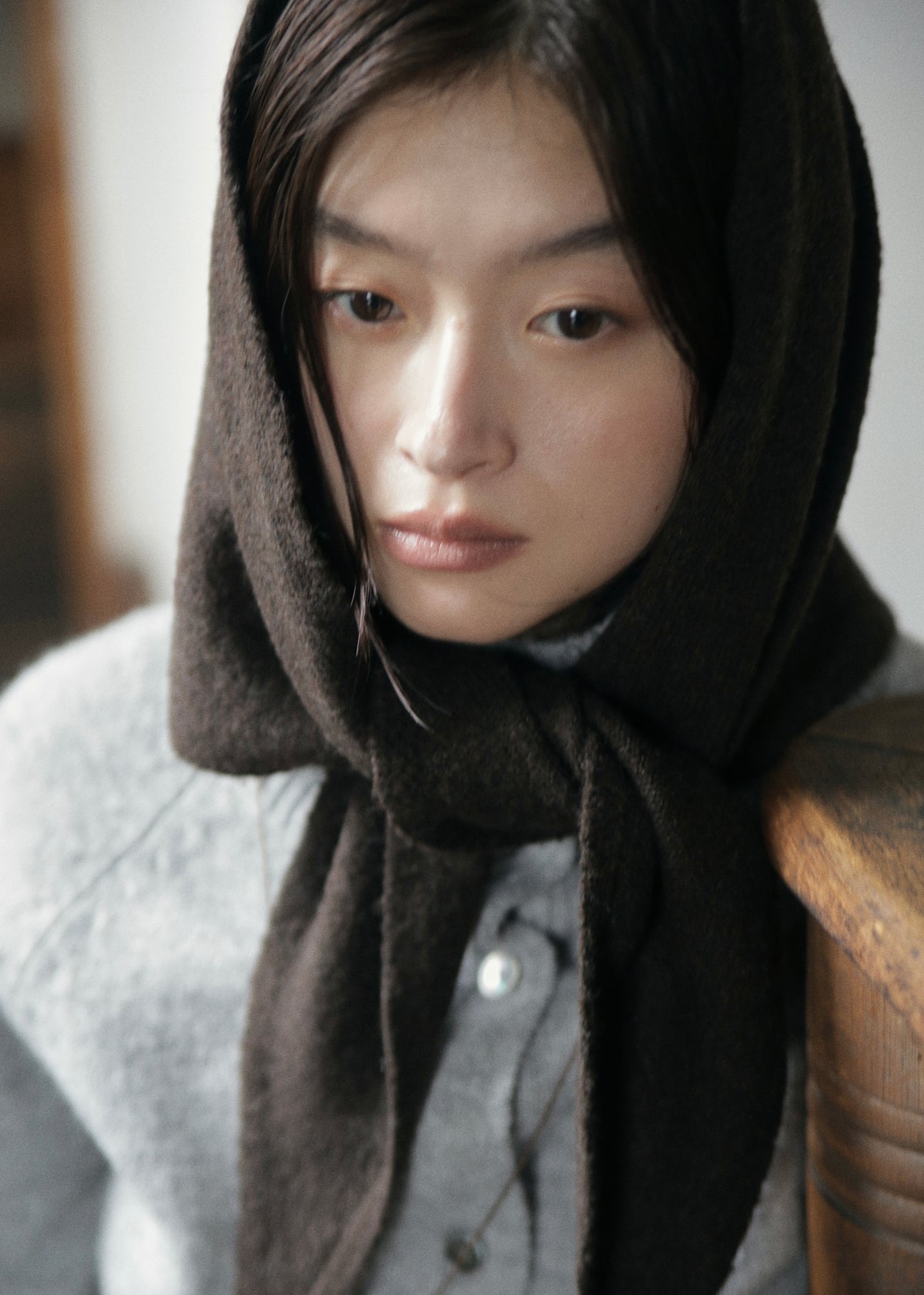 【先行】Triangle Knit Scarf ※10月中旬より順次配送