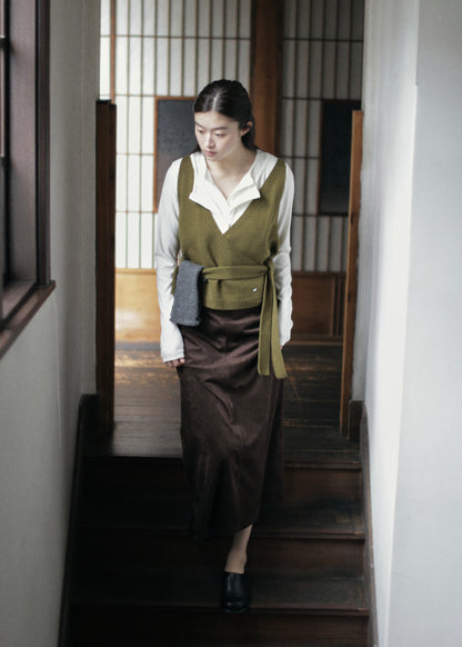 【先行】Obi-Wrap Knit Vest ※10月中旬より順次配送