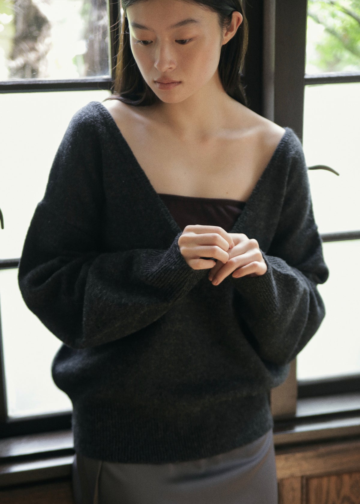 【先行】V-Neck Knit Pullover ※10月中旬より順次配送