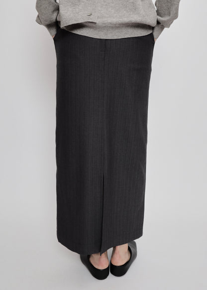 【先行】Herringbone Maxi Skirt ※10月中旬より順次配送
