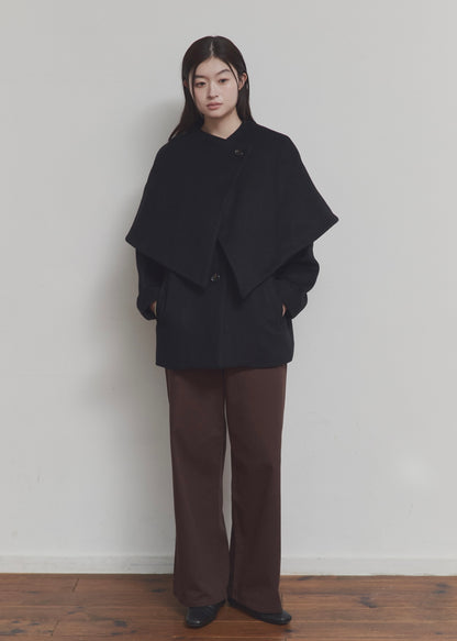 【先行】Layered Cape Coat ※10月中旬より順次配送