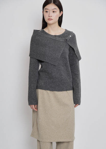 【先行】Waist-Wrap Knit Cardigan ※10月中旬より順次配送