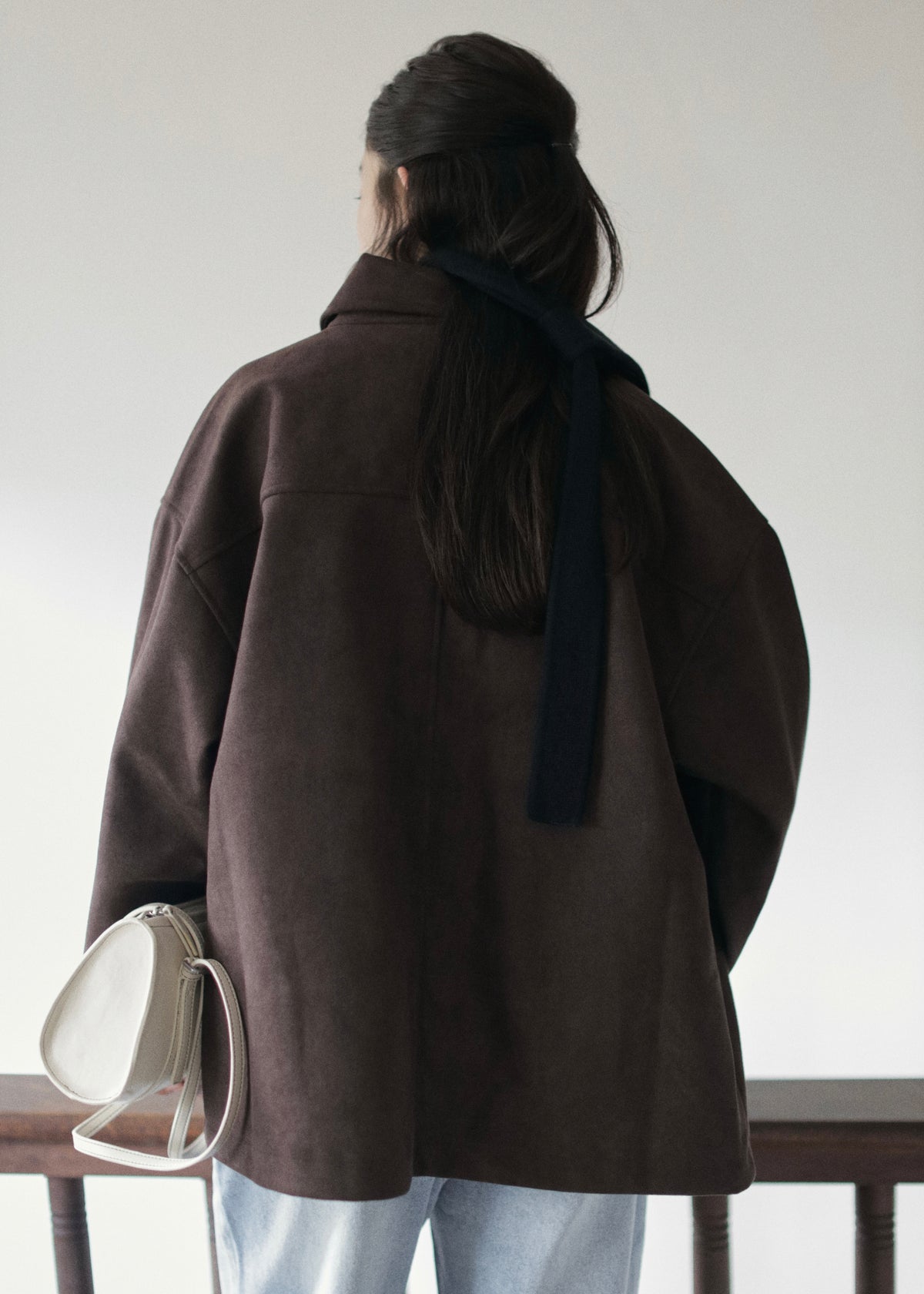 【先行】Faux Suede Oversized Blouson ※10月中旬より順次配送