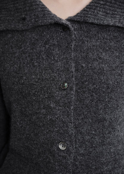 【先行】Tie-Waist High-Neck Cardigan ※10月中旬より順次配送