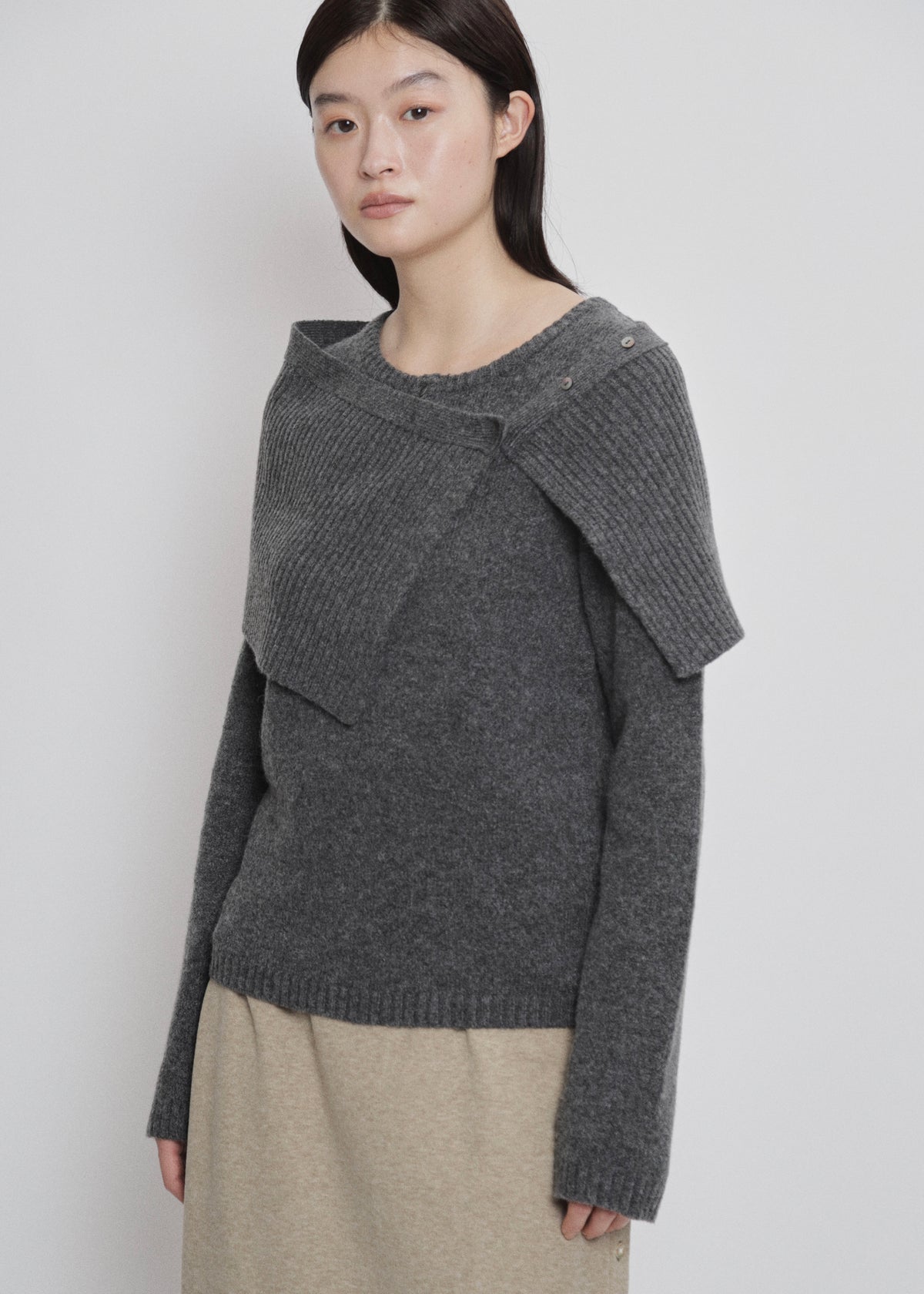 【先行】Waist-Wrap Knit Cardigan ※10月中旬より順次配送
