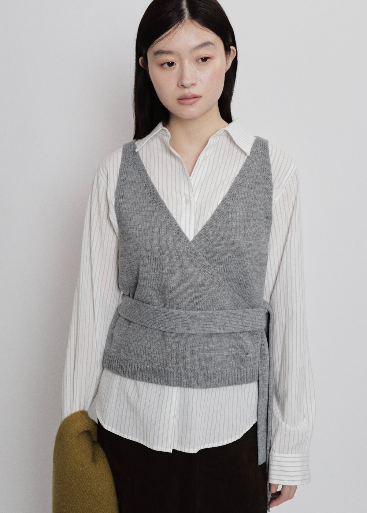 【先行】Obi-Wrap Knit Vest ※10月中旬より順次配送