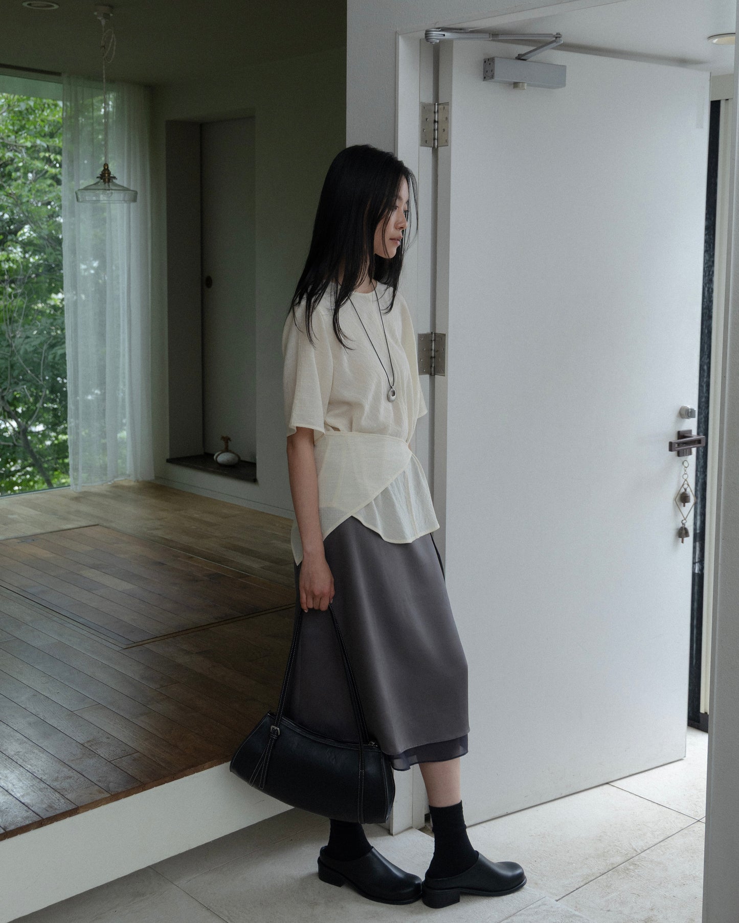 Obi-Wrap Sheer Top（6/26 21:00-）