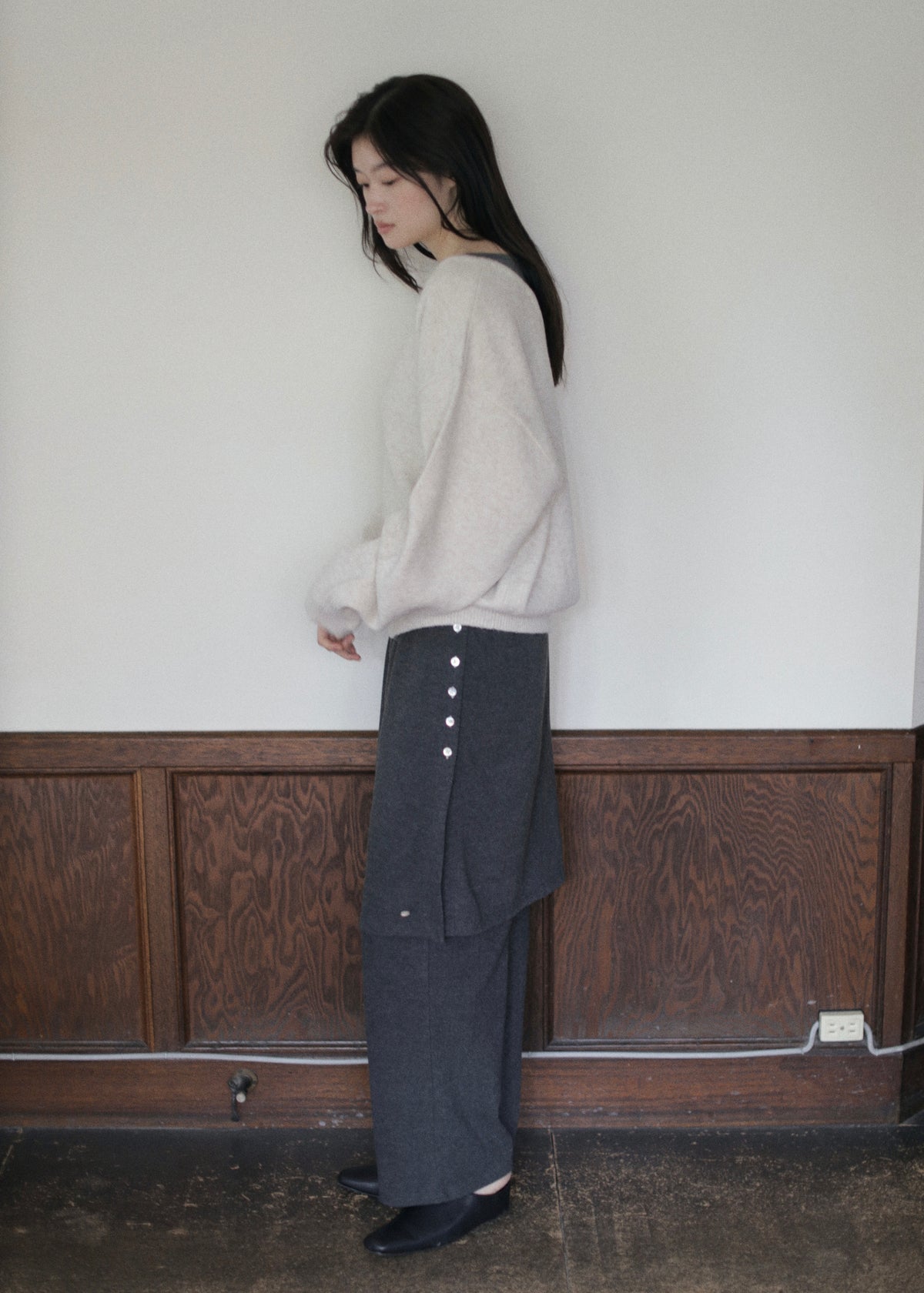 【先行】Wrap-Skirt Pants ※10月中旬より順次配送