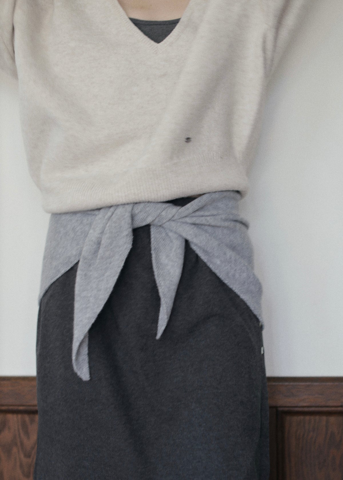 【先行】Triangle Knit Scarf ※10月中旬より順次配送