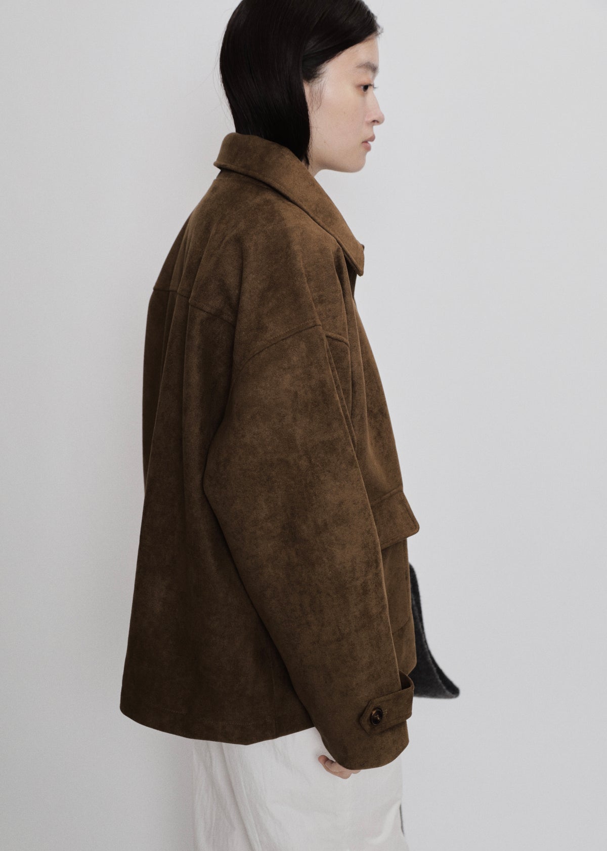 【先行】Faux Suede Oversized Blouson ※10月中旬より順次配送