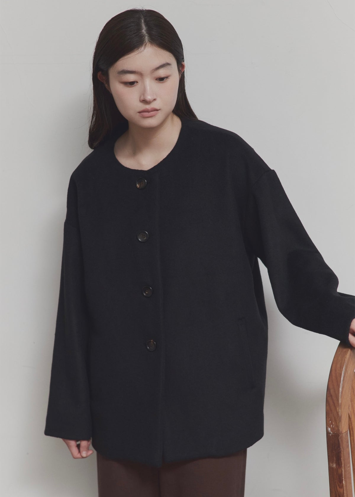 【先行】Layered Cape Coat ※10月中旬より順次配送